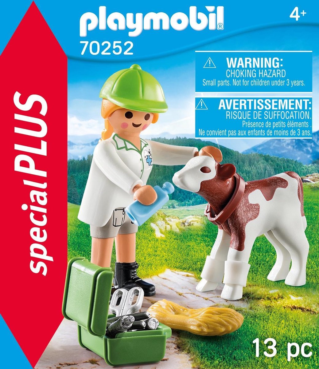 Playmobil 1.2.3 Vétérinaire avec Chien 70407