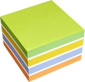 Info Notes - Sticky Notes Cubes - 75 x 75 mm - assorti - 450 vel - IN-5654-52