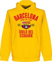 Barcelona Sport Club Established Hoodie - Geel - S