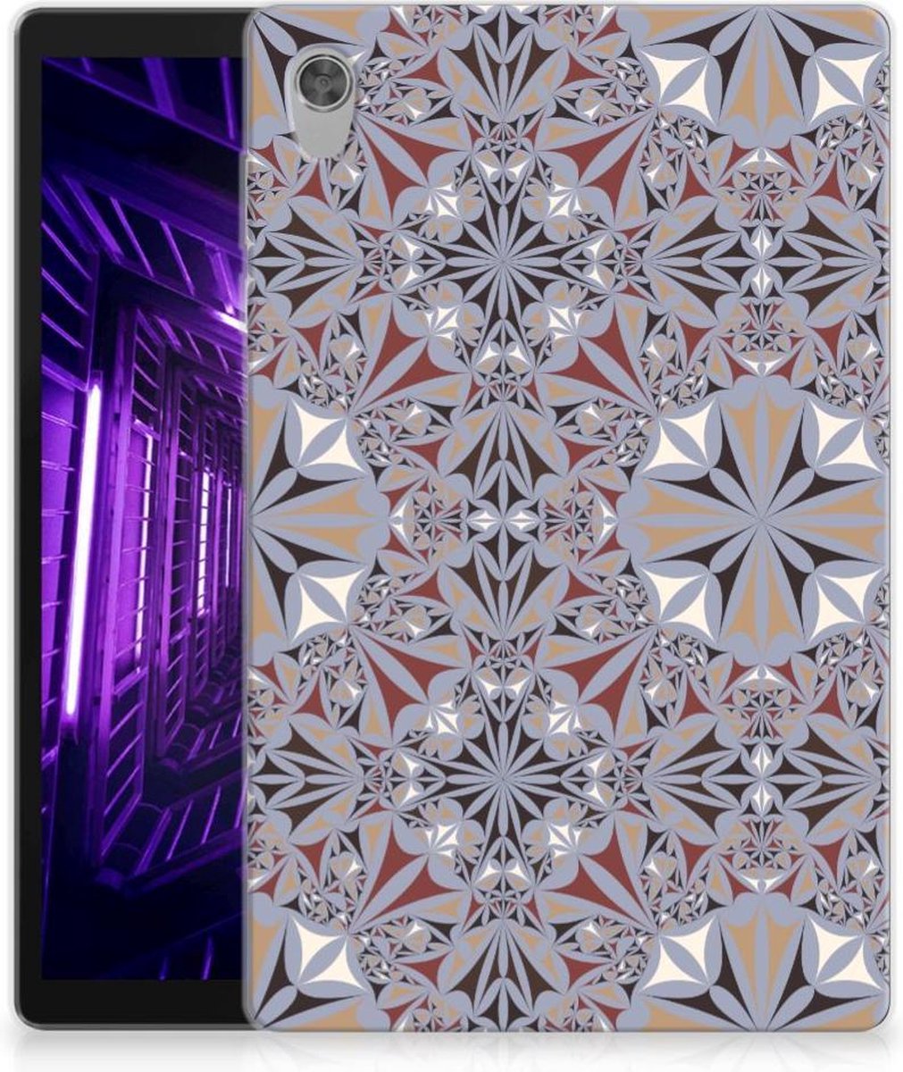 Lenovo Tab M10 HD (2de generatie) Tablet Back Cover Flower Tiles