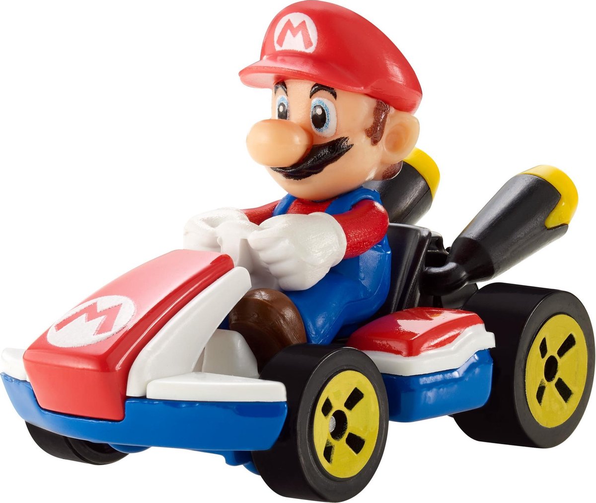 Hot Wheels Mario Kart Replica Diecast Mario, Standard Kart — afbeelding 6