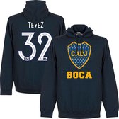 Boca Juniors CABJ Tevez 32 Hoodie - Navy - XL