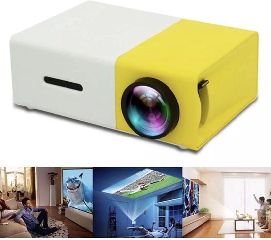 Mini Beamer | Full HD | 1080P | Mini projecteur LED | Projecteur de poche portable