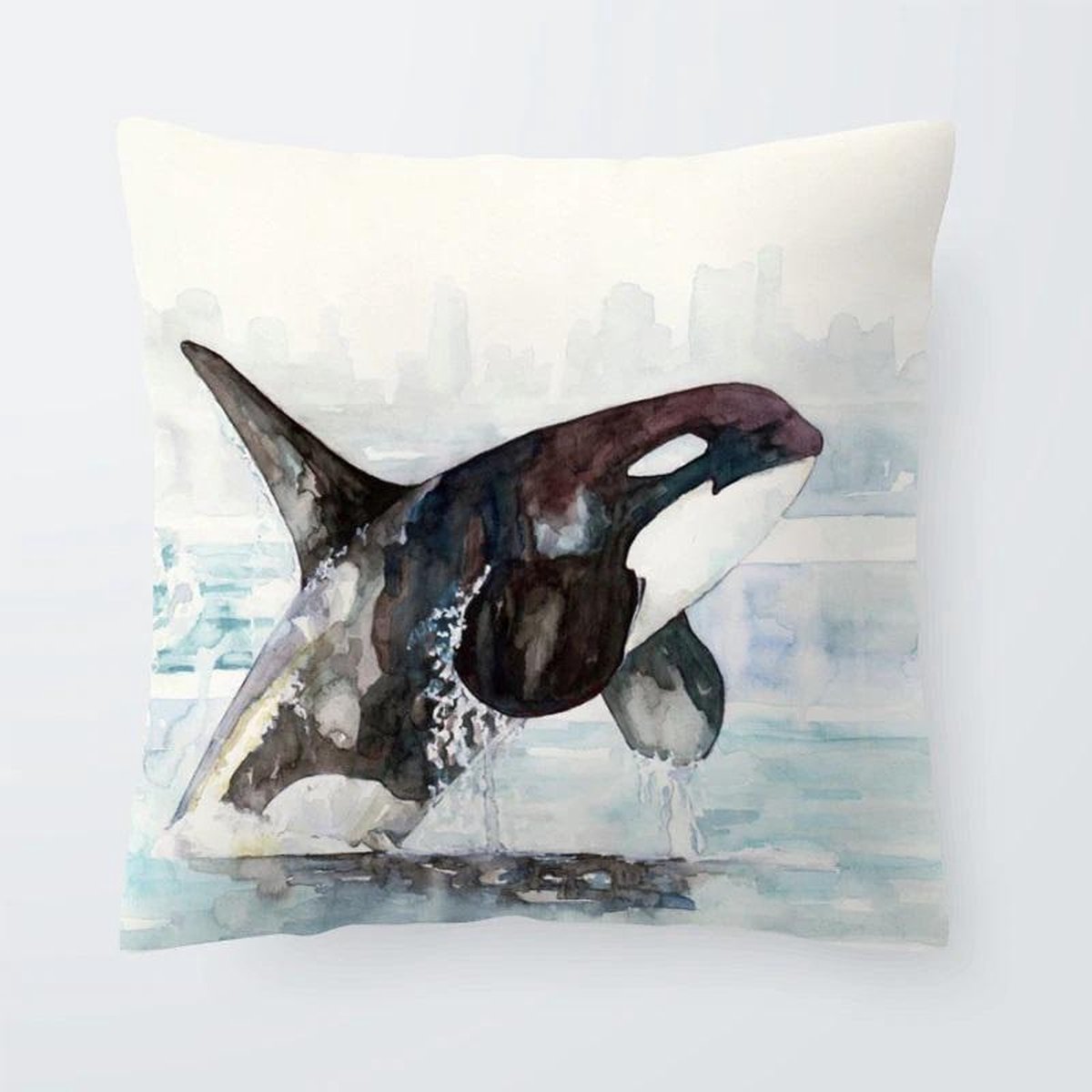 Kussenhoes 'Orca uit Water' (92039)