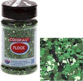 Decoratie vlokken ( Flock ) mix Belfast (groen) 150 gram