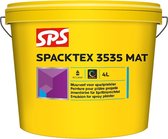Sps Spacktex Spacklatex 3535 | Mat | 4 L | Matte Muurverf | Spack Plafonds | Streeploos | Klusverf