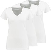 Zeeman dames T-shirt korte mouw - wit - maat 38 - 3 stuks