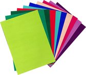 Joy! Crafts Fluweel Papier zelfklevend Felle kleuren 10vl 8011/0003 29,7x21cm (02-21)