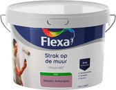 Flexa - Strak op de muur - Muurverf - Mengcollectie - Midden Aubergine - 2,5 liter