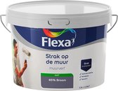 Flexa - Strak op de muur - Muurverf - Mengcollectie - 85% Braam - 2,5 liter