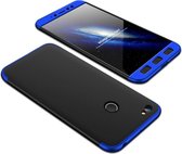 360 full body case voor Xiaomi Redmi Note 5A - zwart / blauw