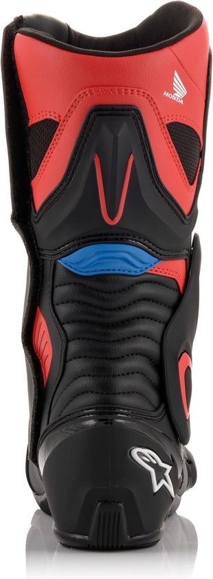 ALPINESTARS HONDA SMX-6 V2 BLACK RED BLUE MOTORCLYCLE BOOTS-44