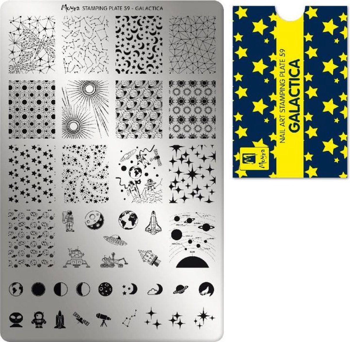 Goedkoopste Moyra Stamping Plate 59 Galactica