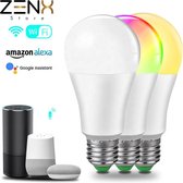 RGB Smart Led Bulb werkt met Google Home Android & Apple IOS Alexa Amazon bij ZenXstore