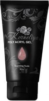 Korneliya Polygel - Gel Nagellak - Acrylgel Nagels - Polyacrylgel SPARKLING NUDE 30 Gram