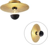 QAZQA konge - Oosterse Plafondlamp - 1 lichts - Ø 300 mm - Goud/messing -  Woonkamer | Slaapkamer