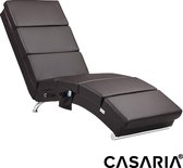 Casaria Relaxfauteuil - Massage en Verwarmingsfunctie - Bruin