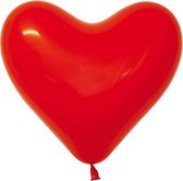 Sempertex 50 ballonnen hart 16"/40cm Fashion Red 015