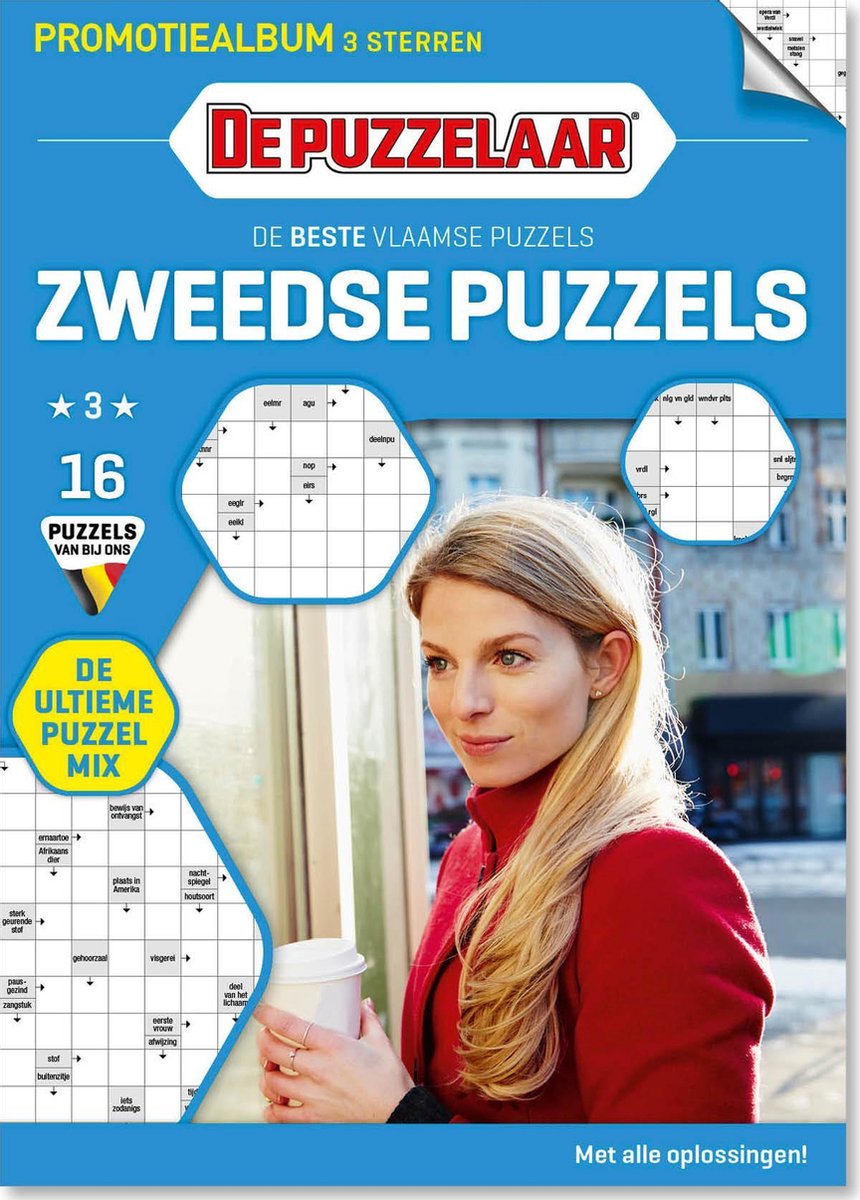 De Puzzelaar Puzzelboek Zweedse Puzzels 3* Promotiealbum editie 16 | bol.com