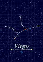 Sterrenbeeld Poster - Virgo - Wandposter 60 x 40 cm