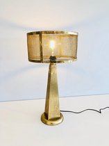 Tafellamp - lamp - industrieel - industriestijl - 35x67cm - verlichting voor binnen - interieur - goud - metaal - interieurdecoratie - woonaccessoire - cadeau - geschenk - relatiegeschenk