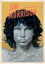 Celebrity Poster - Jim Morrison - Wandposter 60 x 40 cm