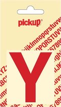 Pickup plakletter Helvetica 60 mm - rood Y