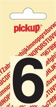 Pickup plakcijfer Helvetica 40 mm - zwart 6
