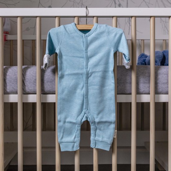 Verhip boxpakje - Babykleding – Baby pakje – meegroei mouwen –jongen -  Biologisch... | bol.com