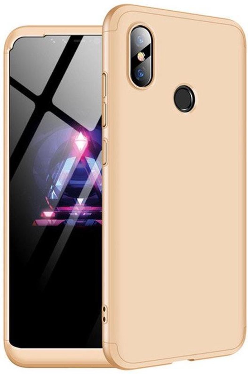 360 full body case Geschikt voor Xiaomi Mi 8 SE - Goud