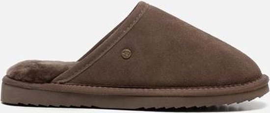 Warmbat Classic Suede Unisex Pantoffels - Bruin - Maat 48 | Bestel nu!