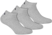 Fila Invis Plain Enkelsokken - 3 pack - grijs - maat 43/46 - 3x 3pack - 9 stuks