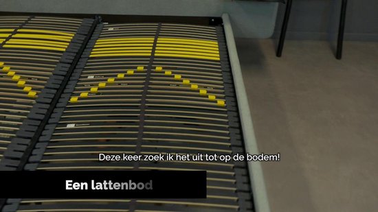 precedent Lelie Reis Beter Bed Bossflex 600 Lattenbodem - Vlak - Comfortzones - 80 x 200 cm -  Tot 120 kg | bol.com