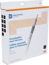 Hirschmann - KOKA-9 Coax aansluitkabel IEC 4G proof - Zonder stekkers - 20m - Wit