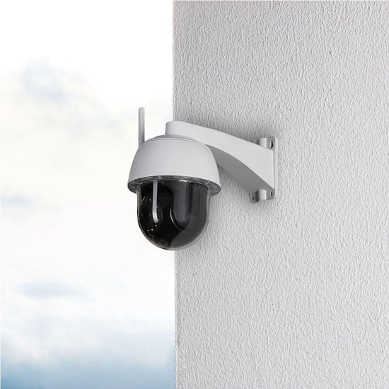 SecuFirst CAM214 Dome Camera wit Bewakingscamera voor buiten - draai- en kantelbaar - FHD 1080P - SecuFirst