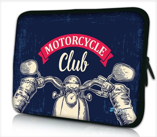 Laptophoes 11,6 inch motorcycle club - Sleevy - laptop sleeve - Sleevy collectie 300+ designs