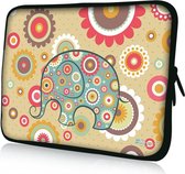 Sleevy 11,6 laptophoes artistiek olifanten design - laptop sleeve - laptopcover - Sleevy Collectie 250+ designs