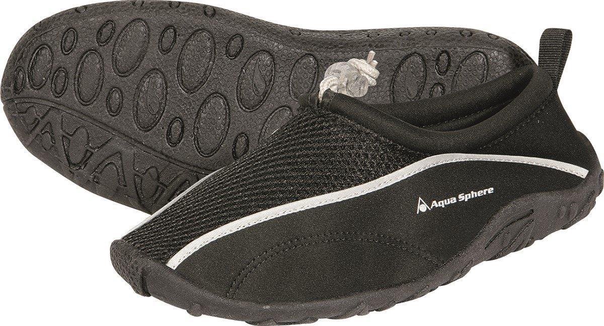 Aquasphere Lisbona - Waterschoenen voor kinderen - Zwart/Zilver - 33