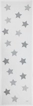 Bastion Collections - Tafelloper wit met zilveren sterren
