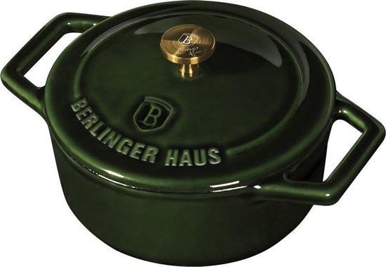 Hoofdkwartier Het pad alliantie Berlinger Haus 6501 - Mini pan - 10 cm - Gietijzer - Emerald collection |  bol.com