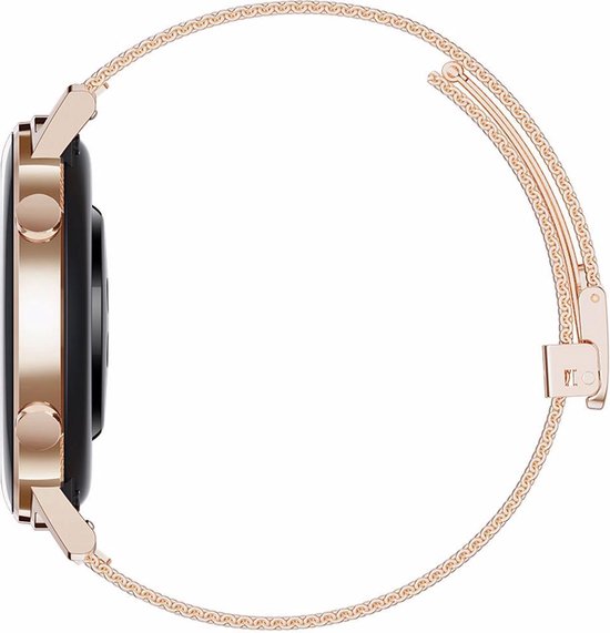 Huawei Watch GT 2 - Smartwatch dames - Metalen band - 42 mm - Rosegoud - Huawei