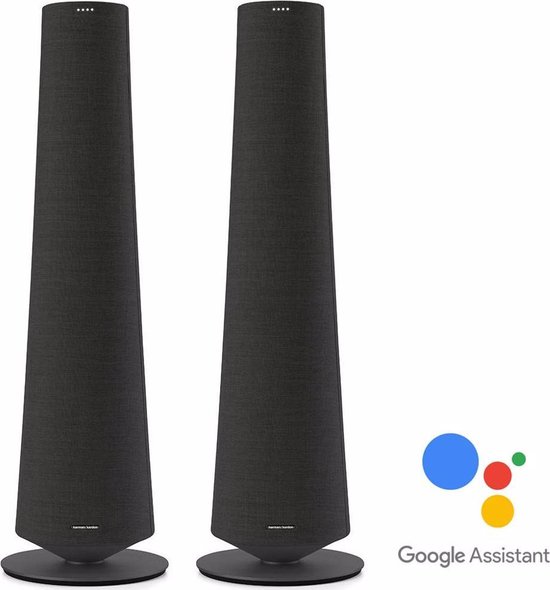 Harman Kardon Citation Tower - Zwart - Speakerset met Google Assistant - Harman Kardon