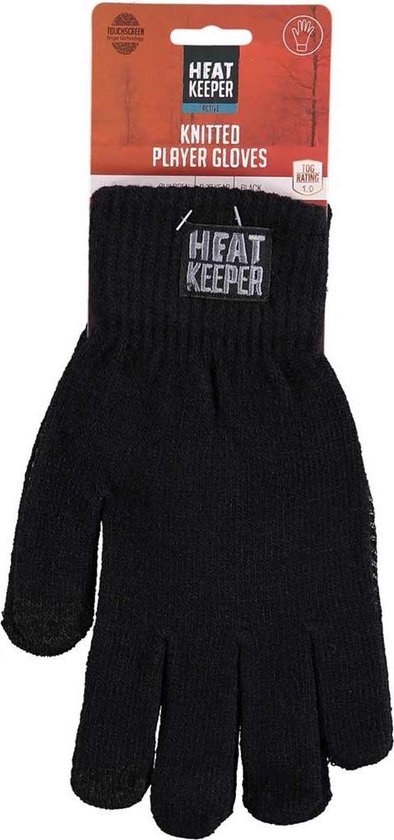 Verspilling plaats Koe Zwarte thermo handschoenen voor kinderen - Warme handschoenen voor  jongens/meisjes 5-8... | bol.com