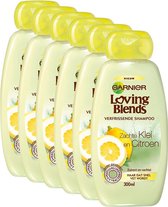 Garnier Loving Blends Zachte Klei & Citroen Verfrissend - Voordeelverpakking 6 x 300 ml - Shampoo