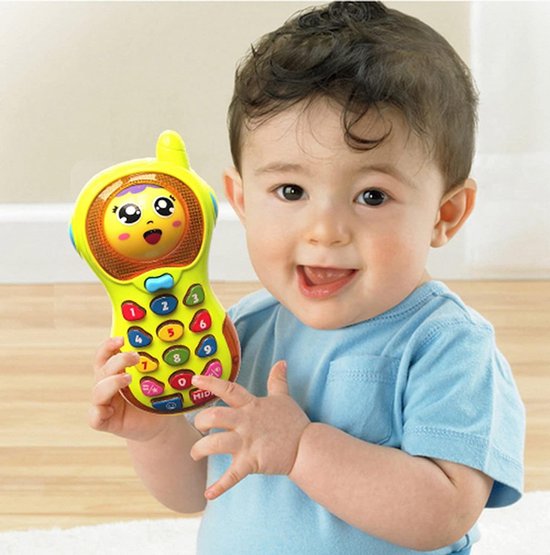 Jouet téléphone pour garçons et filles de 1 à 3 ans, jouet pour téléphone  portable de 6, 12, 24 mois, jouets pour enfants de
