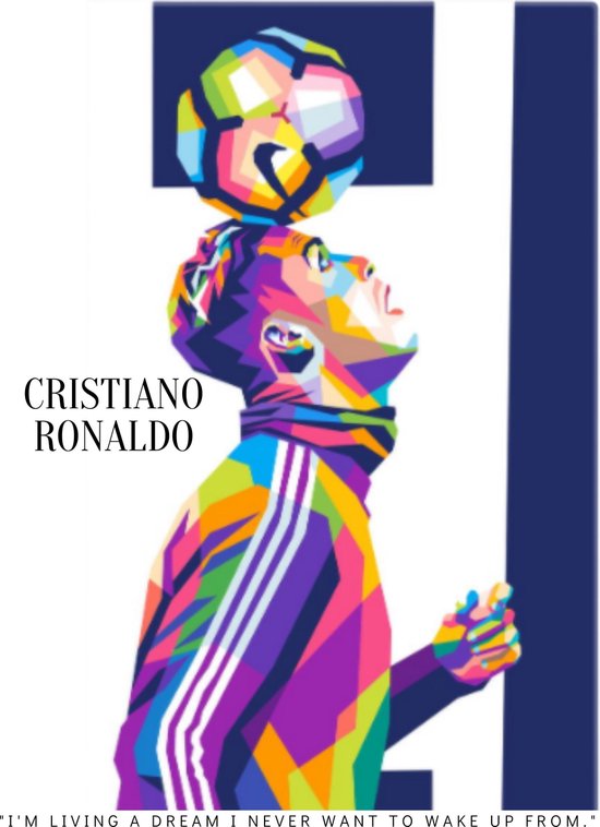 Onderzoek het Wantrouwen Grootte Poster Cristiano Ronaldo - EK voetbal 2021 - 60x42cm | bol.com