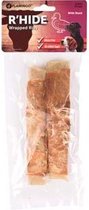Flamingo hondensnack R'hide duck wrapped ribs 17cm 2st 110gr. Let op: 1 zakje met 2 stuks!