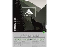 Puur Fit Premium - Kattenvoer - Sterilised Light Kip - 1 kilo