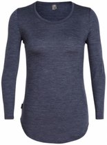 Icebreaker - Solace Long Sleeve - Thermoshirt - Dames - Blauw - Maat S