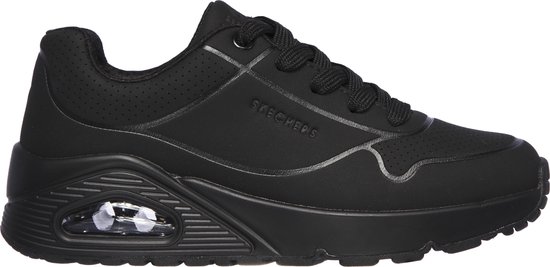 Skechers Uno-Stand On Air Jongens Sneakers - Black/Black - Maat 29